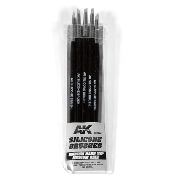 AK Interactive Silicone Brushes Medium Tip Medium (AK9086)
