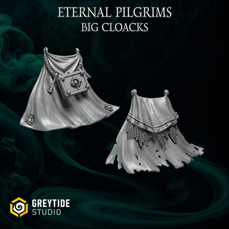 Big Cloaks | Eternal Pilgrims | Conversion Bits For 28mm 32mm Sci-fi Marines