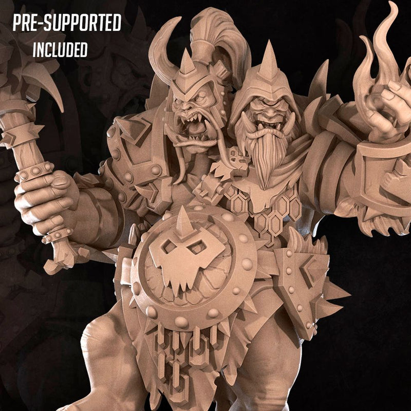 Ogre Lockserker | Realm of Bulletcraft Miniatures | Tabletop Fantasy Resin Miniatures | BTB TabletopXtra