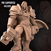 Human Prince Paladin | Realm of Bulletcraft Miniatures | Tabletop Fantasy Resin Miniatures | BTB TabletopXtra