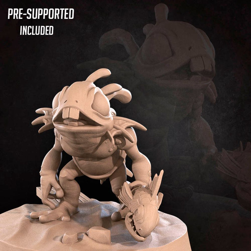 Murloc Trickster | Realm of Bulletcraft Miniatures | Tabletop Fantasy Resin Miniatures | BTB TabletopXtra