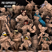 Bullet Heroes Miniatures, 28/32mm resin fantasy miniature, unpainted