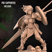 Plasmoid Barbarian | Bullet Heroes Miniatures | Tabletop Fantasy Resin Miniatures | BTB TabletopXtra