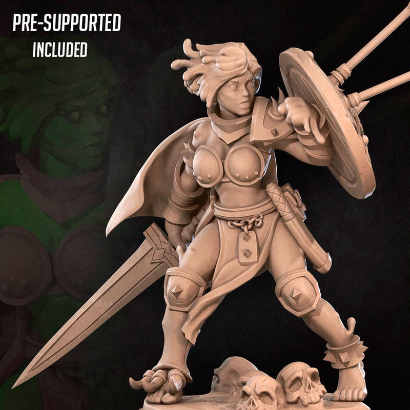 Plasmoid Barbarian | Bullet Heroes Miniatures | Tabletop Fantasy Resin Miniatures | BTB TabletopXtra