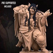 Triton Warlock | Bullet Heroes Miniatures | Tabletop Fantasy Resin Miniatures | BTB TabletopXtra