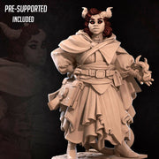 Tiefling Cleric | Bullet Heroes Miniatures | Tabletop Fantasy Resin Miniatures | BTB TabletopXtra