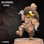 Duckfolk Bard | Bullet Heroes Miniatures | Tabletop Fantasy Resin Miniatures | BTB TabletopXtra