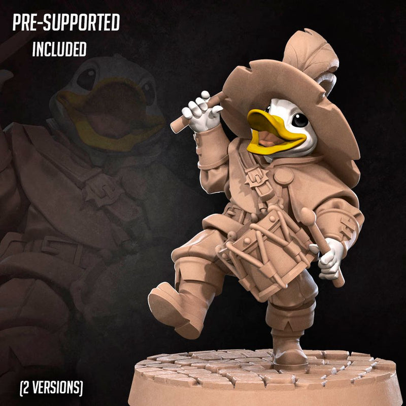 Duckfolk Bard | Bullet Heroes Miniatures | Tabletop Fantasy Resin Miniatures | BTB TabletopXtra