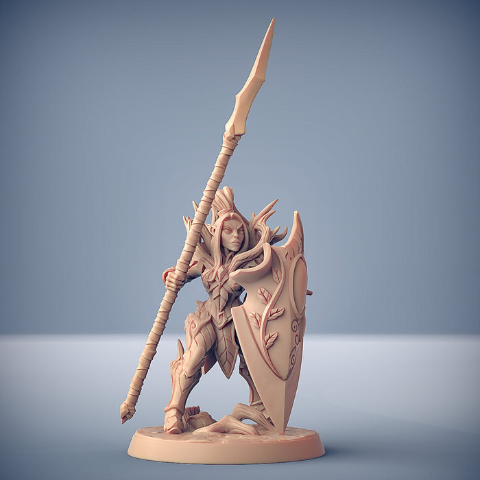 Elven Knight F | Sylvan Knights | Fantasy D&D Miniature | Artisan Guild