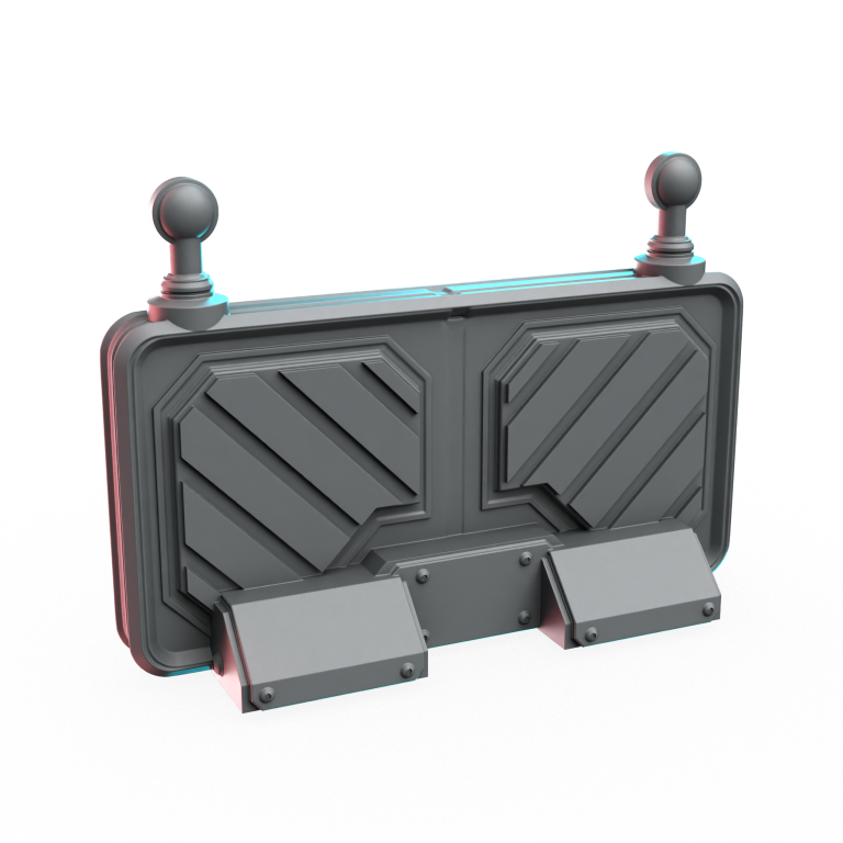 Factory Barricade | Terrain | Sci-Fi Miniature | C27 Studio