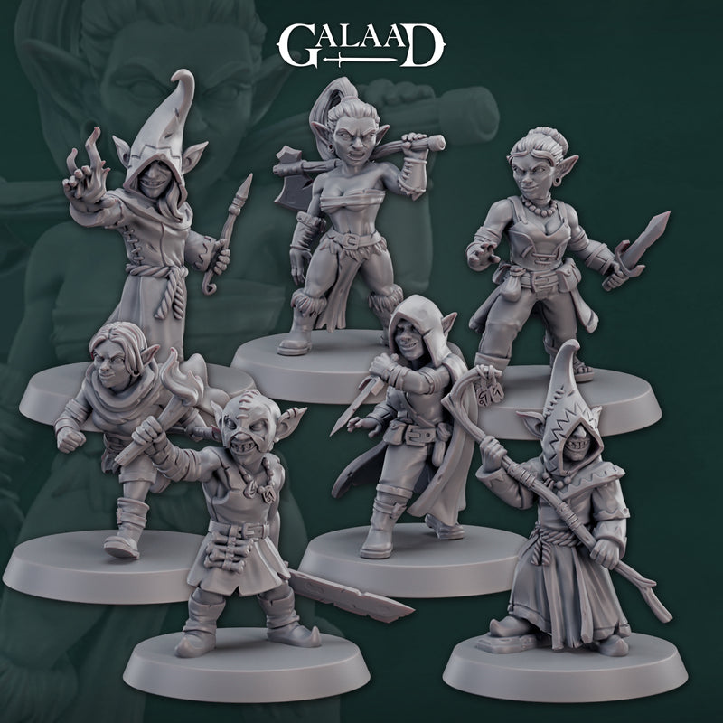 Goblins Vol 2 Miniatures (Full Set) | Fantasy Miniature | Galaad Miniatures