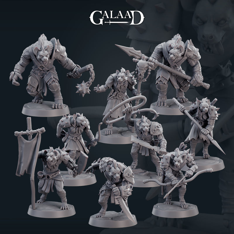 Gnoll Clan Miniatures | Fantasy Miniature | Galaad Miniatures