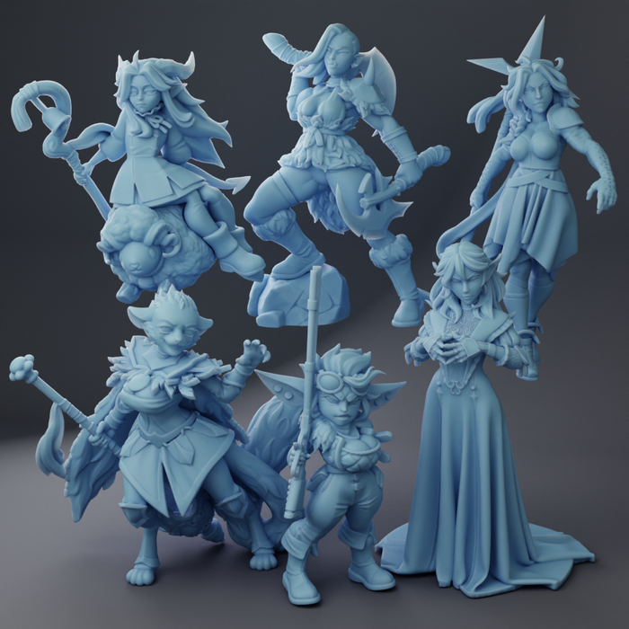 Adventurer Season Miniatures (Full Set) | Twin Goddess Miniatures