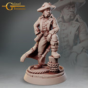 Captain | Fishertown Miniatures | Fantasy Miniature | Galaad Miniatures TabletopXtra