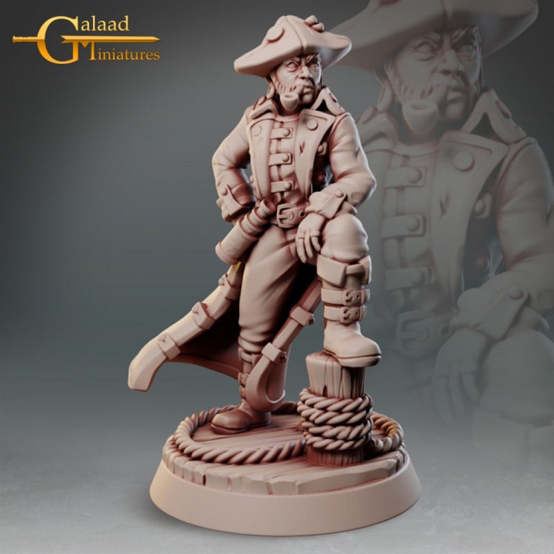 Captain | Fishertown Miniatures | Fantasy Miniature | Galaad Miniatures TabletopXtra
