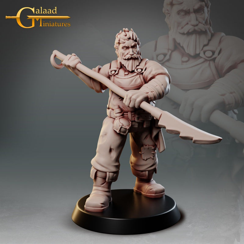Fisherman B | Fishertown Miniatures | Fantasy Miniature | Galaad Miniatures TabletopXtra