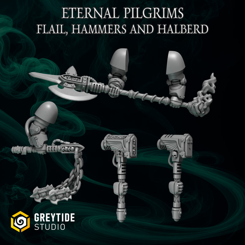 Big Warrior Melee Weapons | Eternal Pilgrims | Conversion Bits For 28mm 32mm Sci-fi Marines