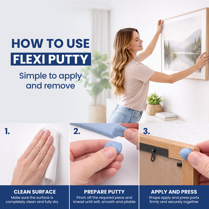 Flexi Putty 75g – Blue Reusable Adhesive for Models & Miniatures