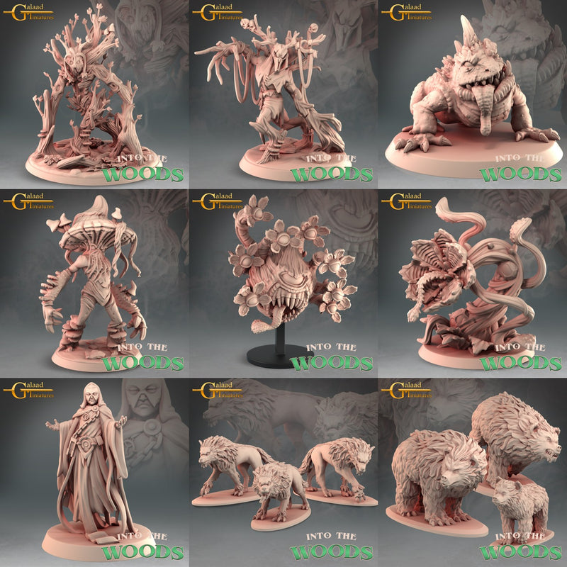 Forest Monster Miniatures, 28/32mm resin fantasy miniature, unpainted