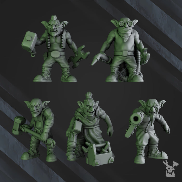Gobbo Squad Miniatures | Orc Marauders | Grimdark Miniature | DakkaDakka