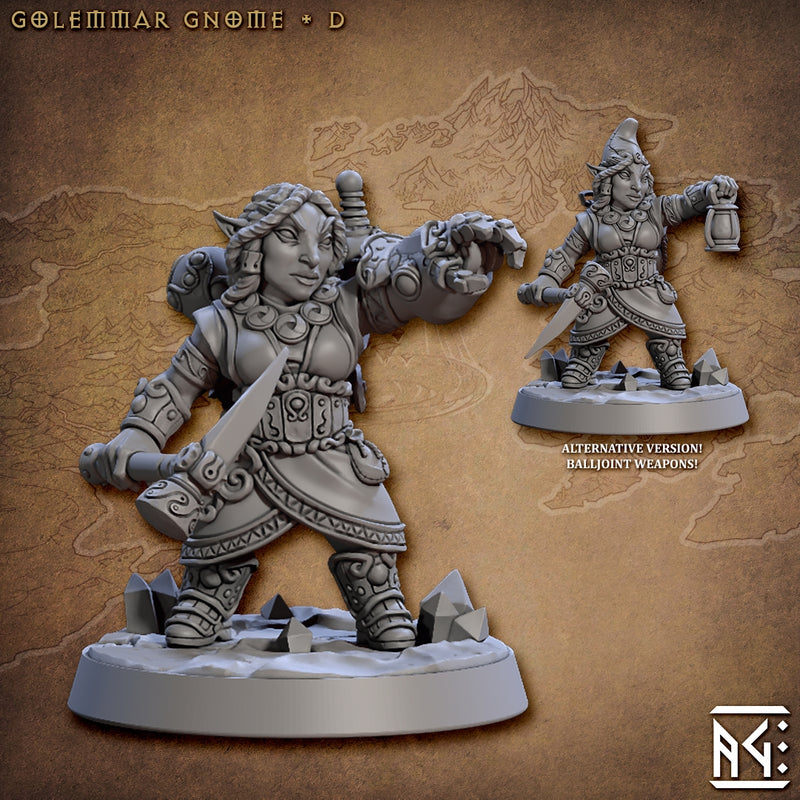 Gnomes of Golemmar Miniatures | Fantasy | Artisan Guild