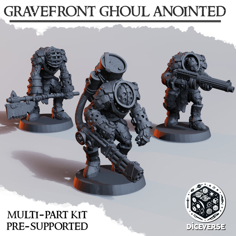 Gravefront Ghoul Anointed Miniatures | Trench Grimdark | Diceverse