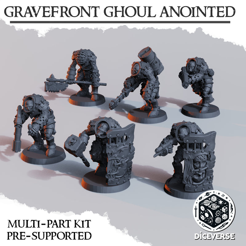 Gravefront Ghoul Anointed Miniatures | Trench Grimdark | Diceverse