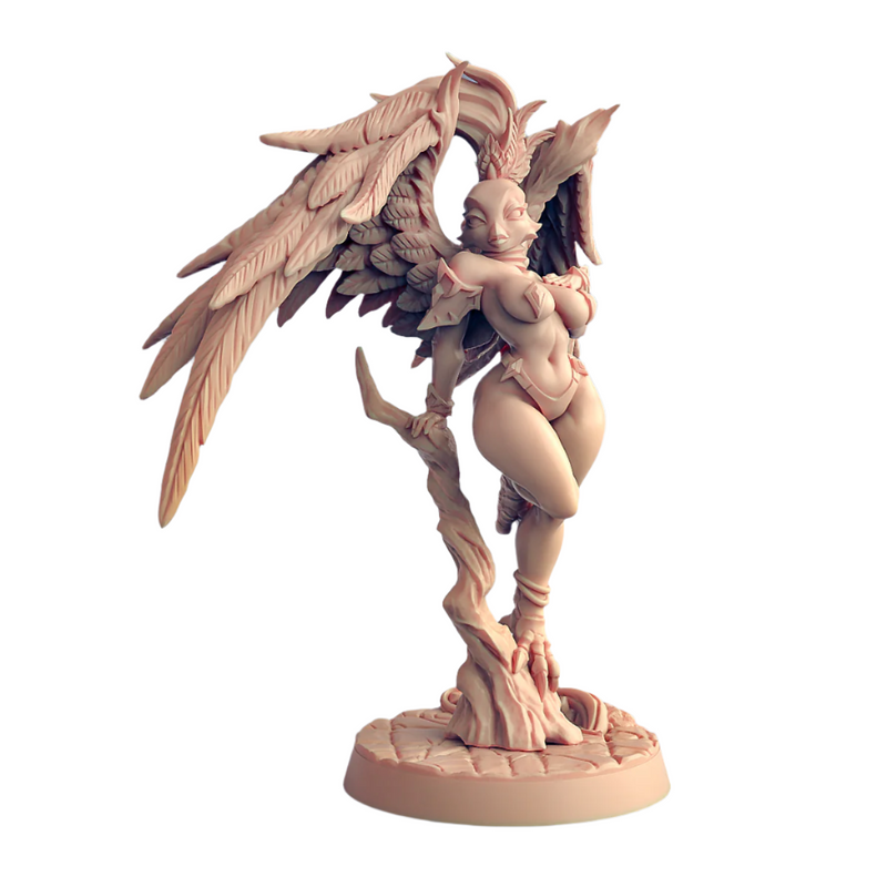 Gryphinia the Enchantress Pin-Up | Eye-Cult Gryphkin | Fantasy D&D Miniature | Artisan Guild