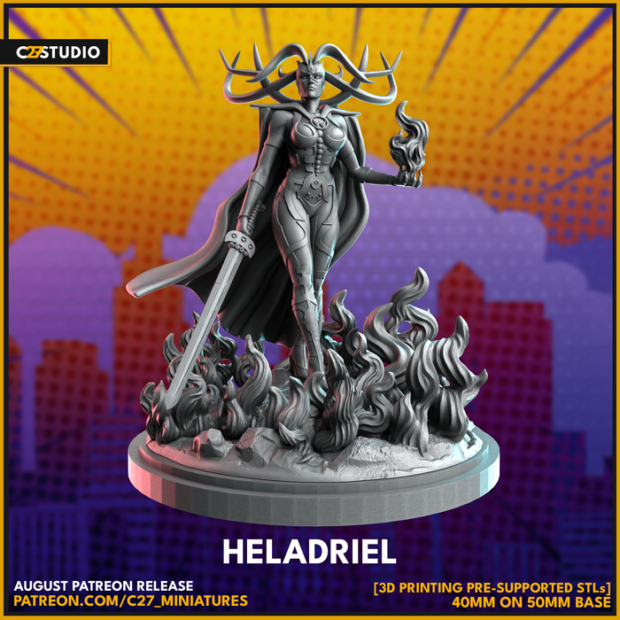 Heladriel | Heroes | Sci-Fi Miniature | C27 Studio