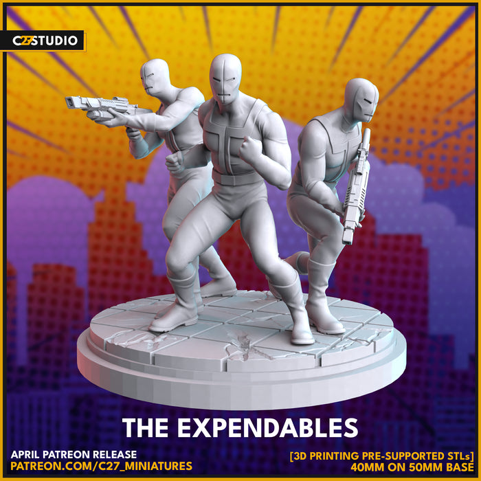 The Expendables | Heroes | Sci-Fi Miniature | C27 Studio