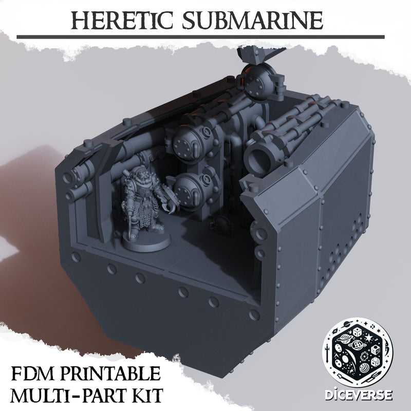 Heretic Submarine | Trench Grimdark | Diceverse