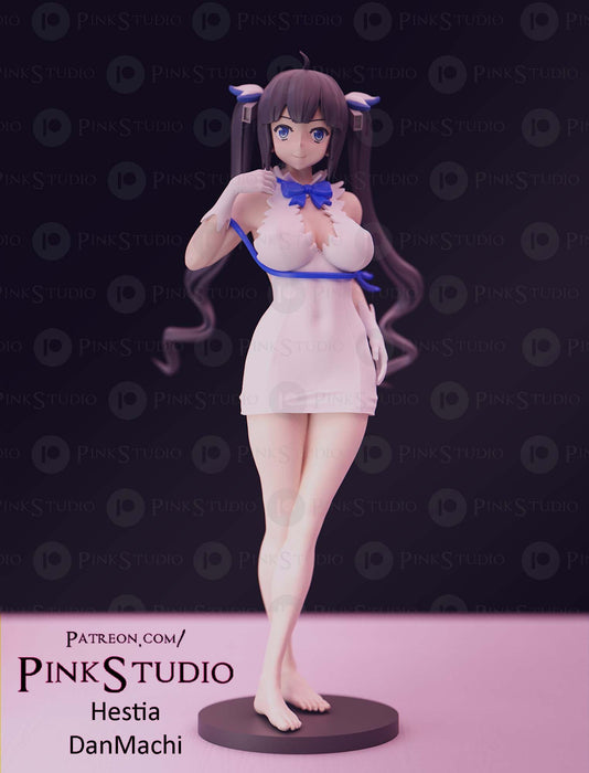 Hestia (Statue) | Pin-Up Fan Art | Pink Studio