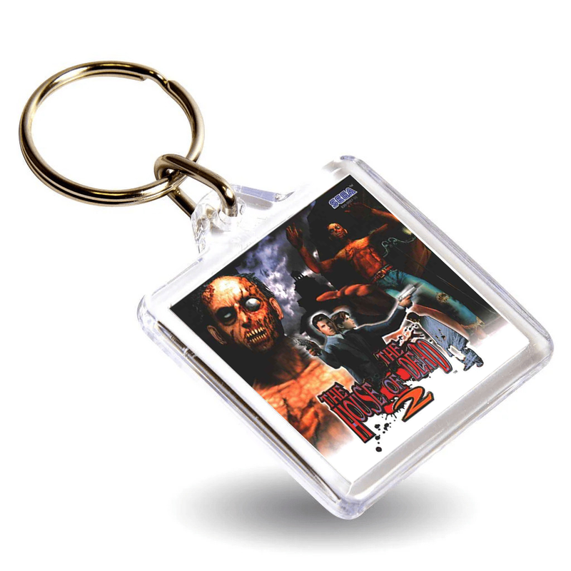 Retro Gaming Box Art Keyring - Gen VI DC Console Style