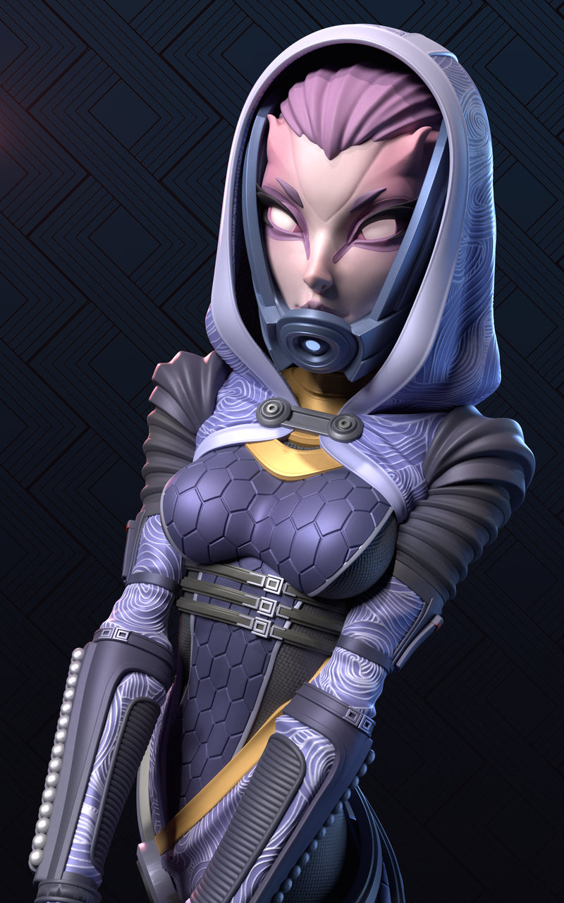 Admirals Daughter | Pin-Up Statue Fan Art Miniature Unpainted | Dinamuu3D