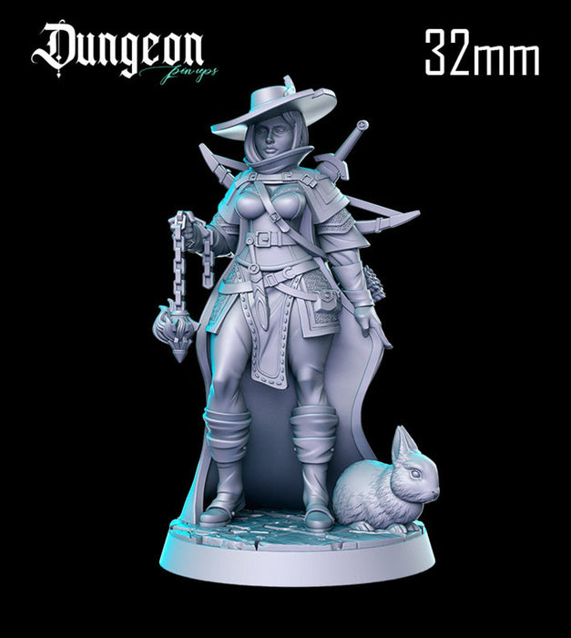 Inquisitor Celia | Pathfinders | Fantasy Miniature | Dungeon Pin-Ups