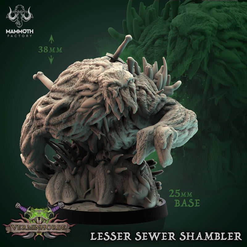 Sewage Shambler Miniatures | Verminhorde | Mammoth Factory