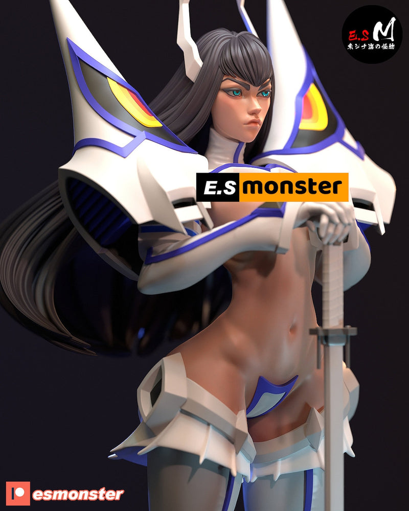 Atsuki | Pin-Up Statue Fan Art Miniature Unpainted | E.S Monster