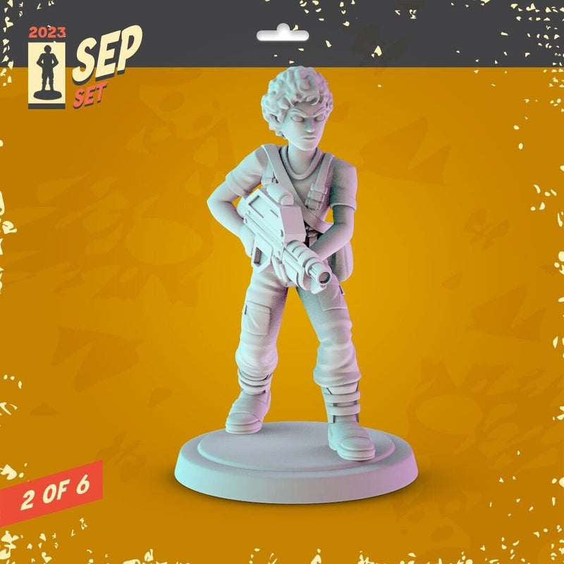 Alien | 27 - Alien Aliens | 32mm Scale | Pop Minis | Pop Chibis | Resin Miniatures