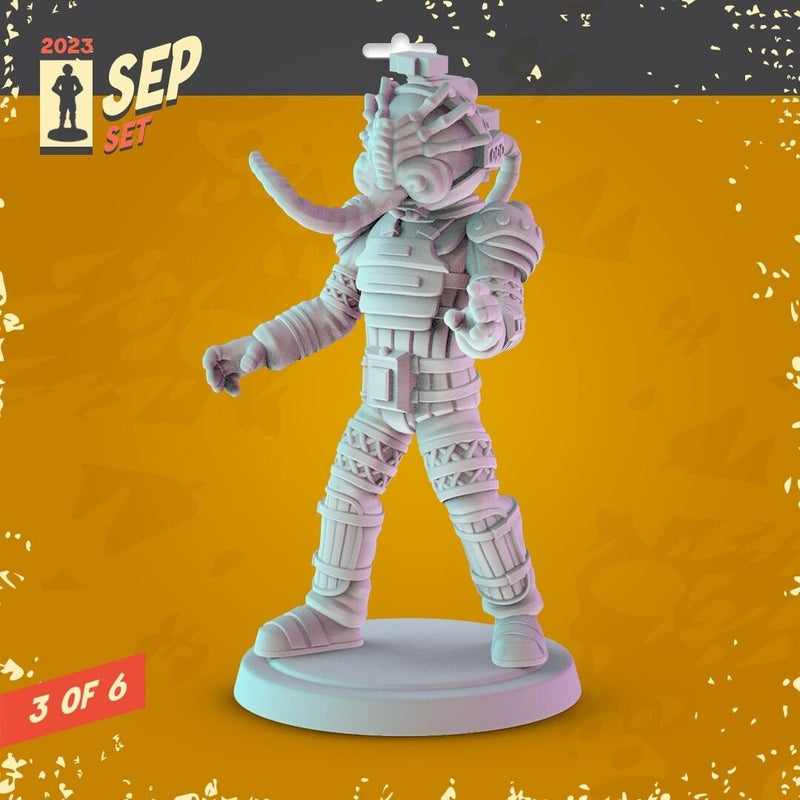 Alien | 27 - Alien Aliens | 32mm Scale | Pop Minis | Pop Chibis | Resin Miniatures