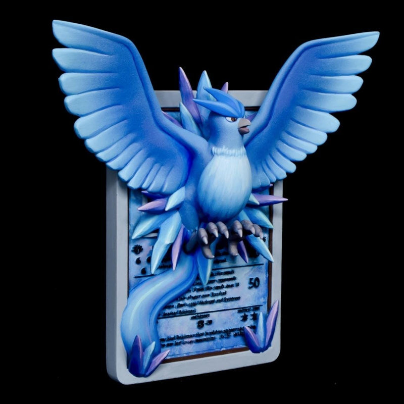 Articuno 3D Pokemon Card Wall Art Resin Figure Display TCG Collectible