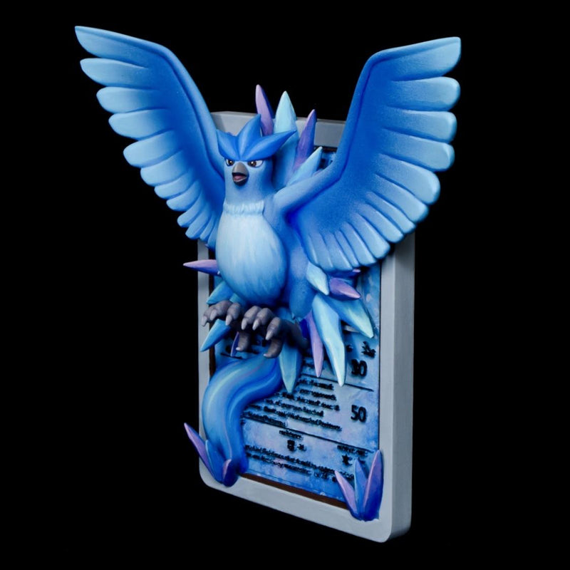 Articuno 3D Pokemon Card Wall Art Resin Figure Display TCG Collectible