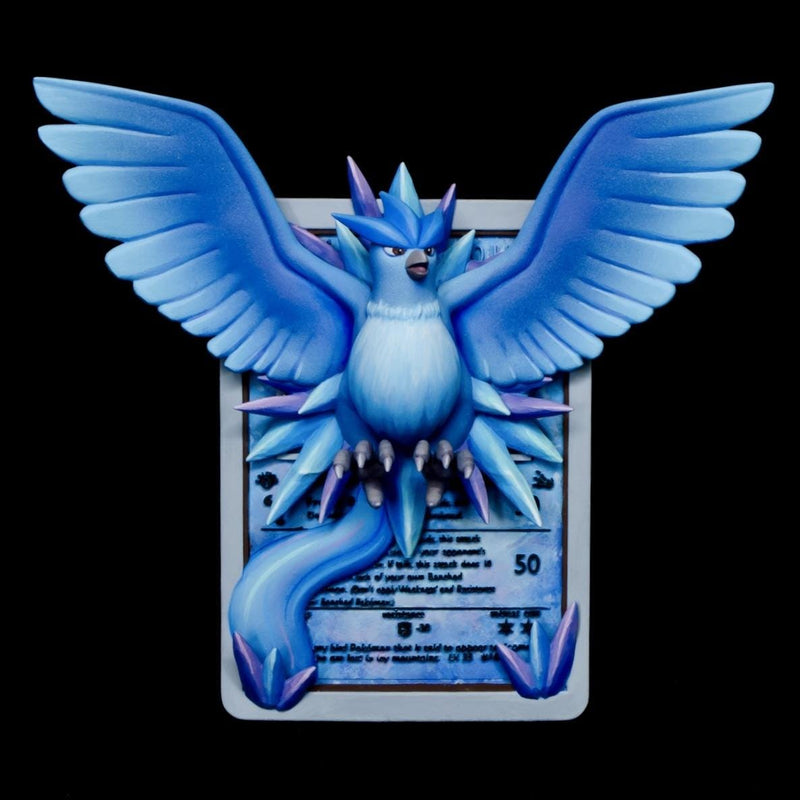 Articuno 3D Pokemon Card Wall Art Resin Figure Display TCG Collectible