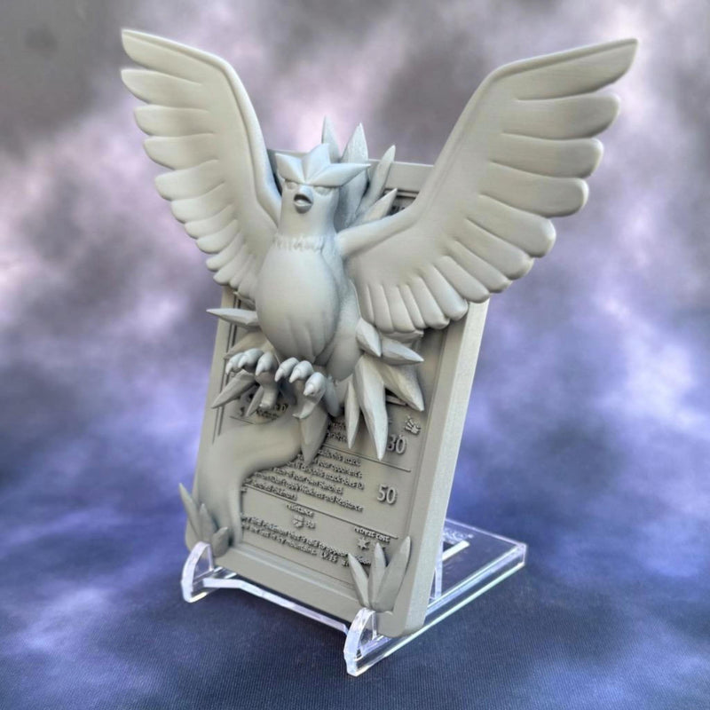 Articuno 3D Pokemon Card Wall Art Resin Figure Display TCG Collectible