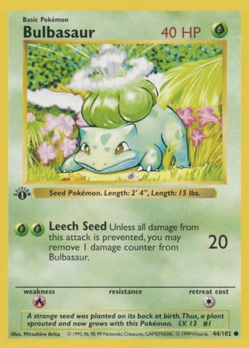 Bulbasaur 3D Pokemon Card Wall Art Resin Figure Display TCG Collectible
