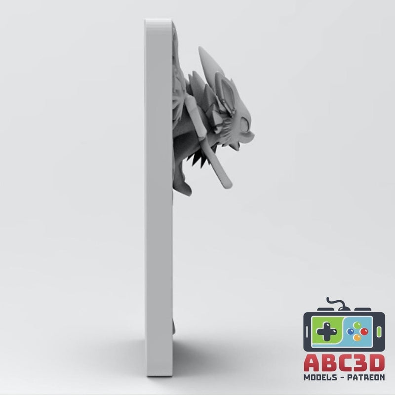 Jolteon 3D Pokemon Card Wall Art Resin Figure Display TCG Collectible