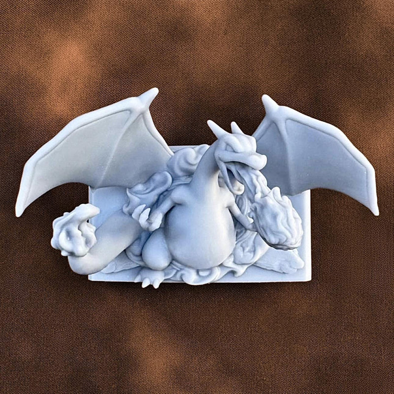 Charizard Fire Red GBA Cartridge 3D Pokemon Resin Wall Art Display