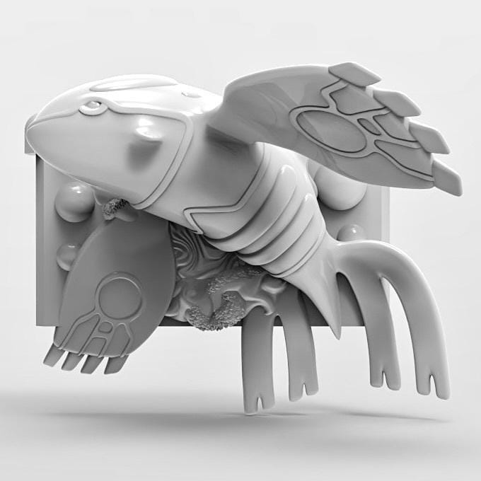 Kyogre Sapphire GBA Cartridge 3D Pokemon Resin Wall Art Display
