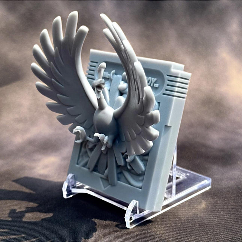 Ho Oh Gold Game Boy Cartridge 3D Pokemon Resin Wall Art Display