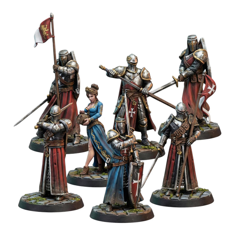 Templar Knight Miniatures | Fantasy Miniature | Galaad Miniatures