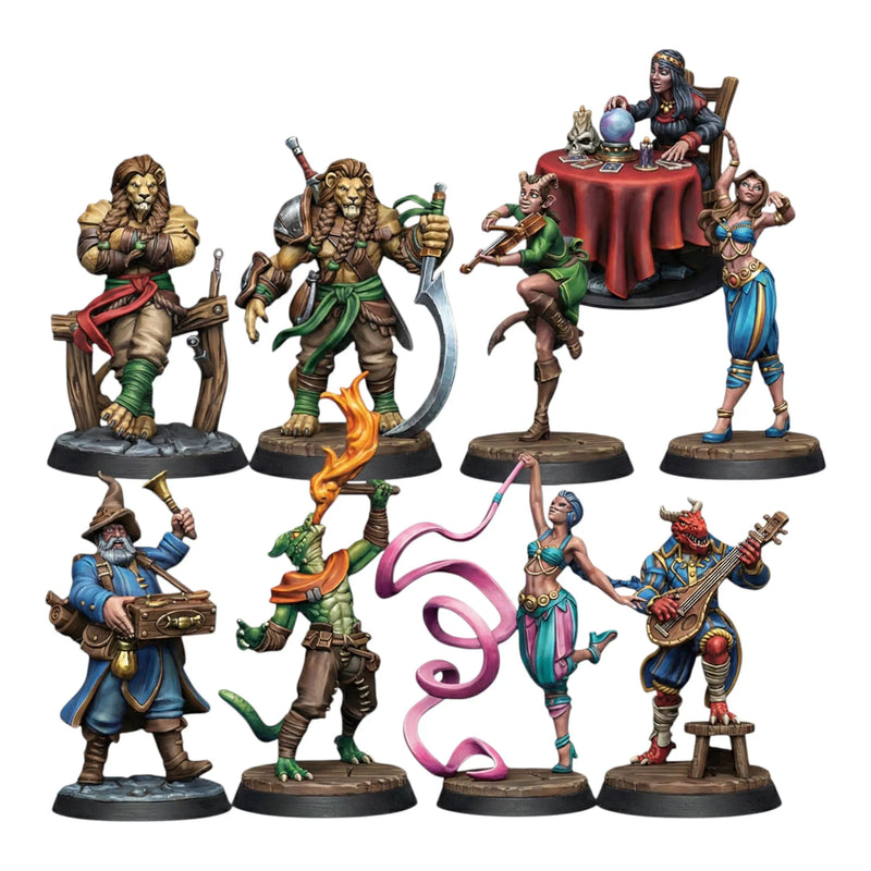 Festival Performer Miniatures (Full Set) | Fantasy Miniature | Galaad Miniatures